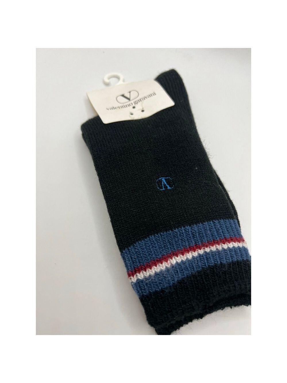 New Vintage Dead Stock Valentino Garavani Hosiery & Socks One Size Black Blue